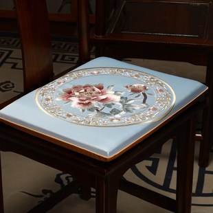 红木沙发坐垫中式古典家具圈椅太师椅官帽椅垫子防滑餐茶椅垫定制