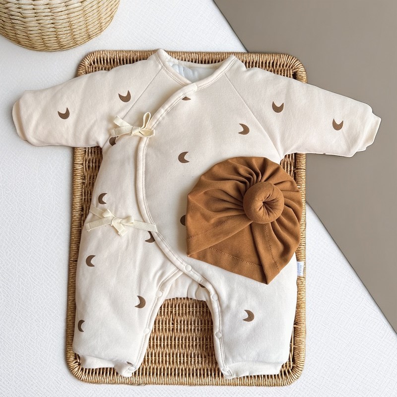 新生儿衣服0一2月婴儿冬装加厚棉袄3个月男女宝宝保暖外套52码66