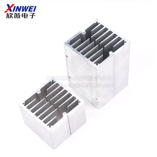 diy半导体制冷片导冷块 60*60*45/90mm散热块 散热片方形铝块