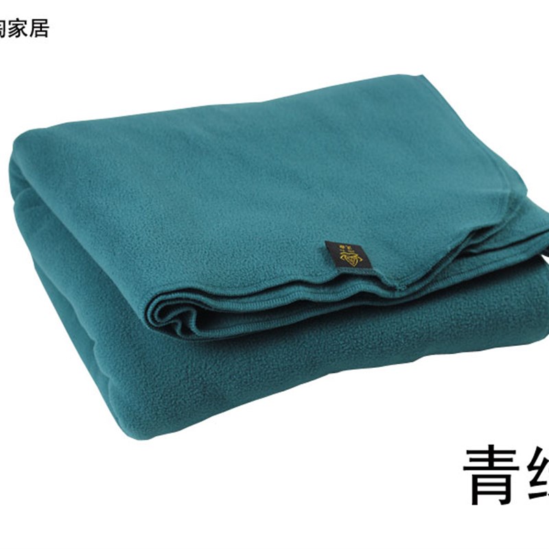 秋冬空调毯摇粒绒瑜伽保暖毯冥想禅修盖腿休息毛毯办公室午睡盖毯