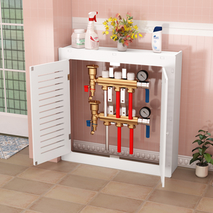 饰地暖打孔三面卫生间水管免罩水表分水器遮挡遮挡 定暖气片遮挡装