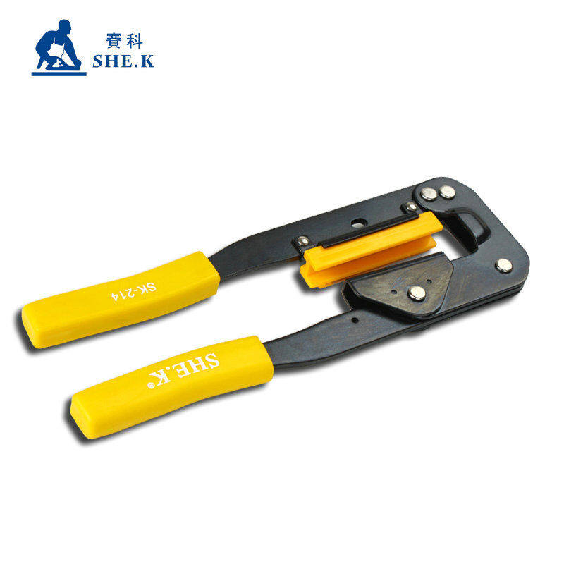 速发赛科排线钳电脑排线压着钳紧线钳压线钳电脑维修工具sk-214
