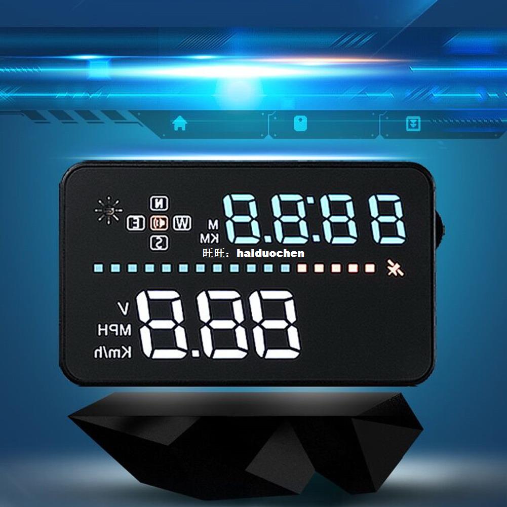 新品Car HUD A3 3.5 inch Screen GPS Head Up Display Digital C 五金/工具 电机配件 原图主图