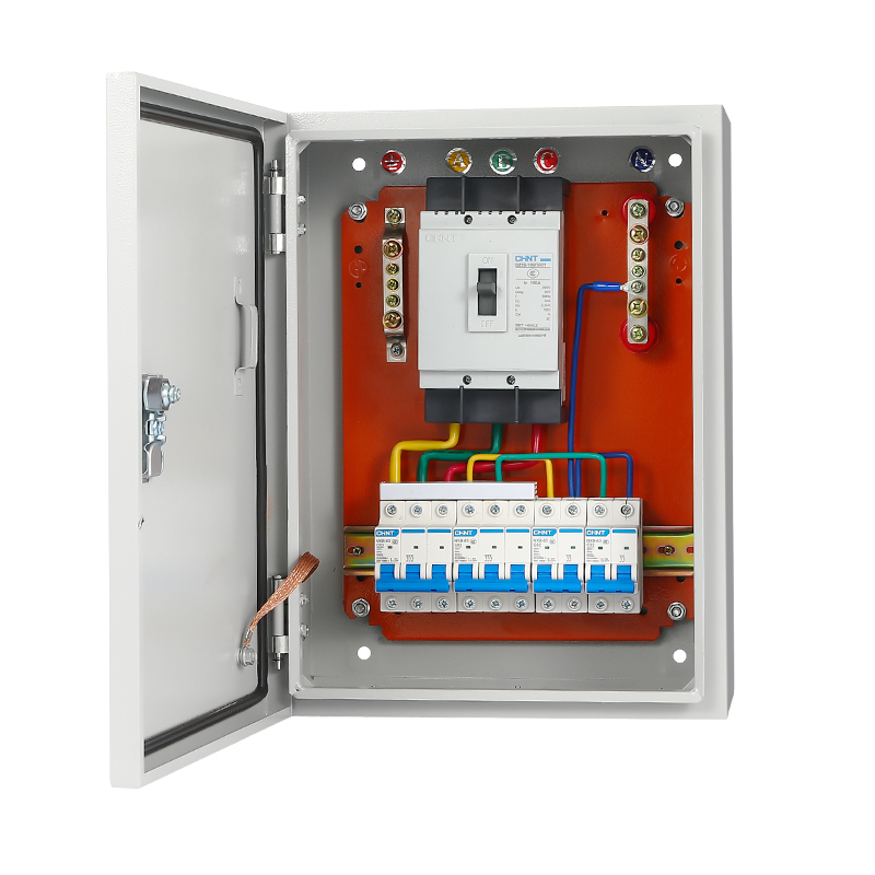 低压定做成套箱工程380/22y0v箱基业箱防雨挂墙工地三级开关配电