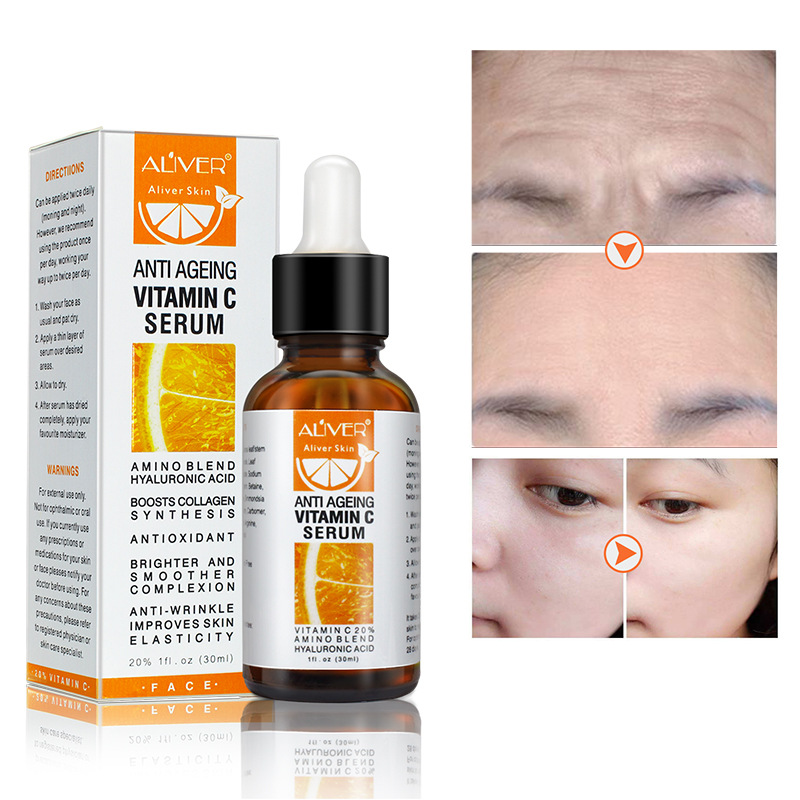 推荐Vitamin C Serum VC Essence anti Dark Spot Freckle Whiten