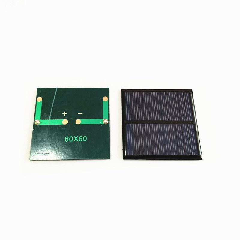 Mini Polycrystaline Silicon Solar Panel 5.5V 80MA for Chargi