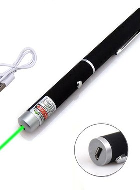 Laser-Pointer-Pen 532nm Green Usb-High-Power 5MW Red 500-To-
