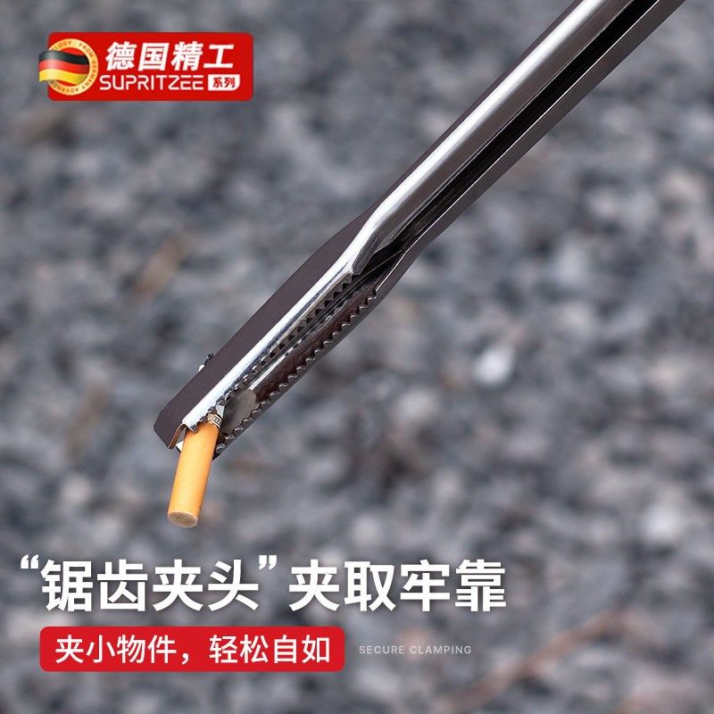 火钳家用烧火围炉煮茶不锈钢碳夹露营烧烤工具食品炭火夹子拾物器