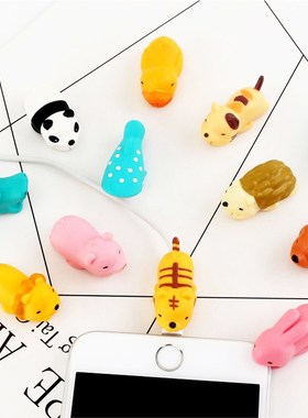 FFFAS Animal Cable Bite Protector Winder Cute Cartoon Cover