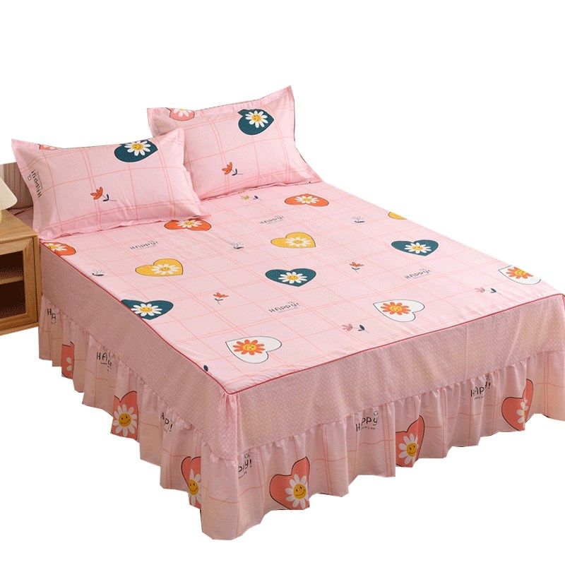 单件床裙全棉床盖床罩床套床单1.8米1.5m床床裙防滑保护套,床上用品,床裙,淘宝优惠券,粉丝福利购,淘宝优惠卷