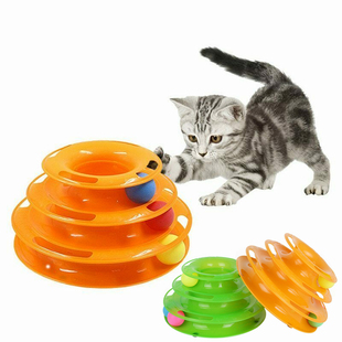 Levels craFcks toy Tower cat Disc Three ITtelligenne pet
