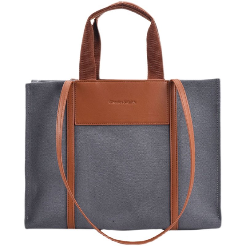 帆布包女2022年新款布袋子手提袋时尚外出大容量托特大学生上课包,箱包皮具/热销女包/男包,时尚帆布包,淘宝优惠券,粉丝福利购,淘宝优惠卷