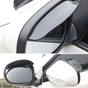 2Pcs niversal Flexible PVC Car Accessories Rearview Mirror R