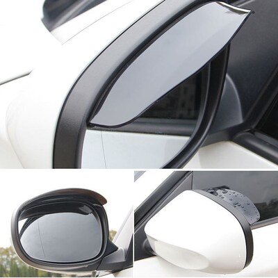 2Pcs niversal Flexible PVC Car Accessories Rearview Mirror R