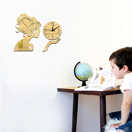 Wall-Clocks Mirror Home-Decoration Livingroom Acrylic Office