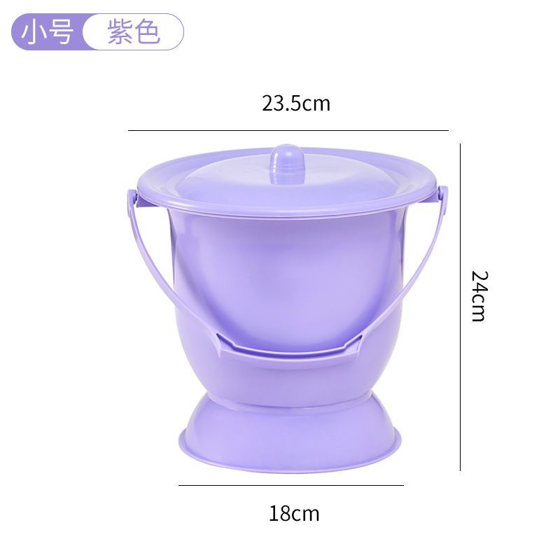 尿桶家用的室小便防臭痰卧带盖子尿盆女大人女士用盂便壶水桶老人
