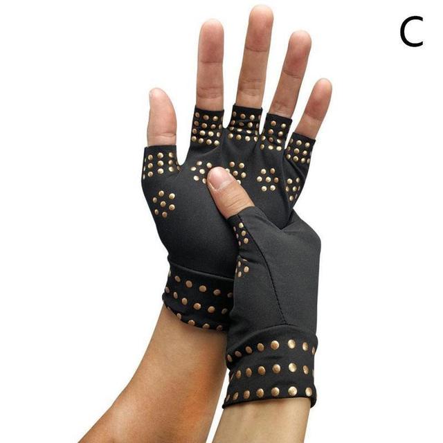 1 Pair Magneticl Therapy tingerless Gloves ArthrGFis iloves