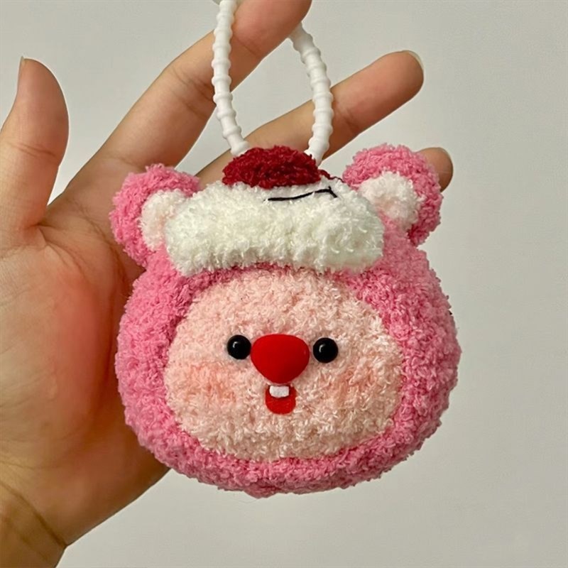 小丑鱼草莓熊loopy挂件diy手工钩针编织玩偶材料包自制小海狸挂饰