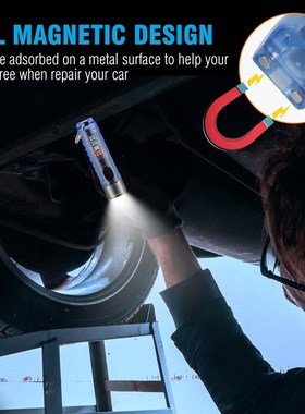 S11 Flashlight SST20 LED Type-C Chargeable Key Chain Torch W