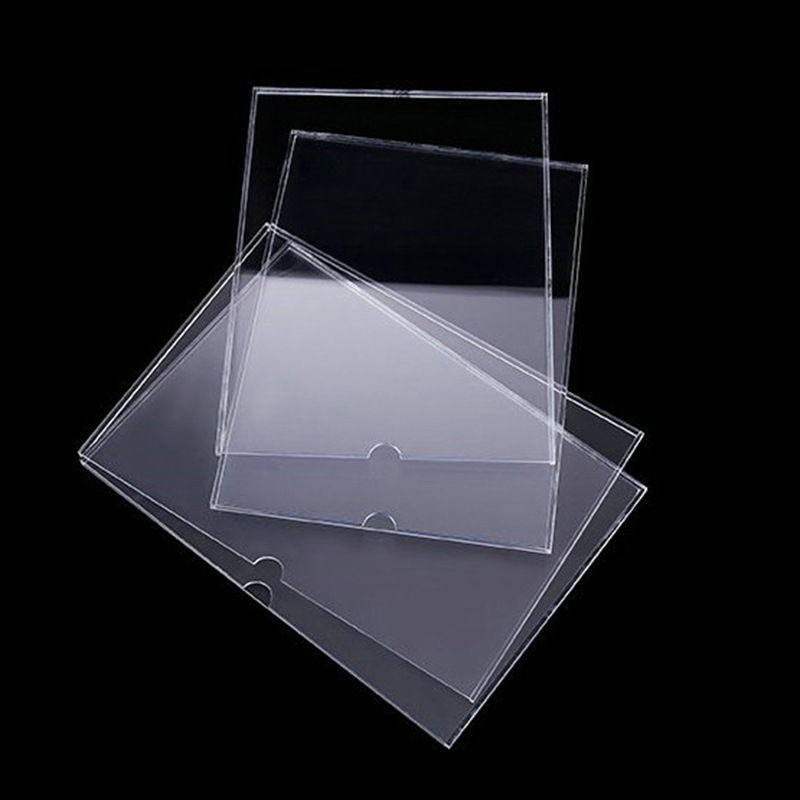 速发产双层亚克力插槽卡槽 宣传展示牌有机插盒 透明亚克力展示
