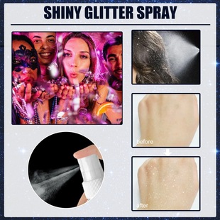 Spray Halloween Party Body Sta Glitter 速发Nightclub