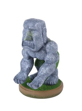 摩艾石像人多功能游戏手柄支架手机支架肌肉人表情桌面装饰摆件