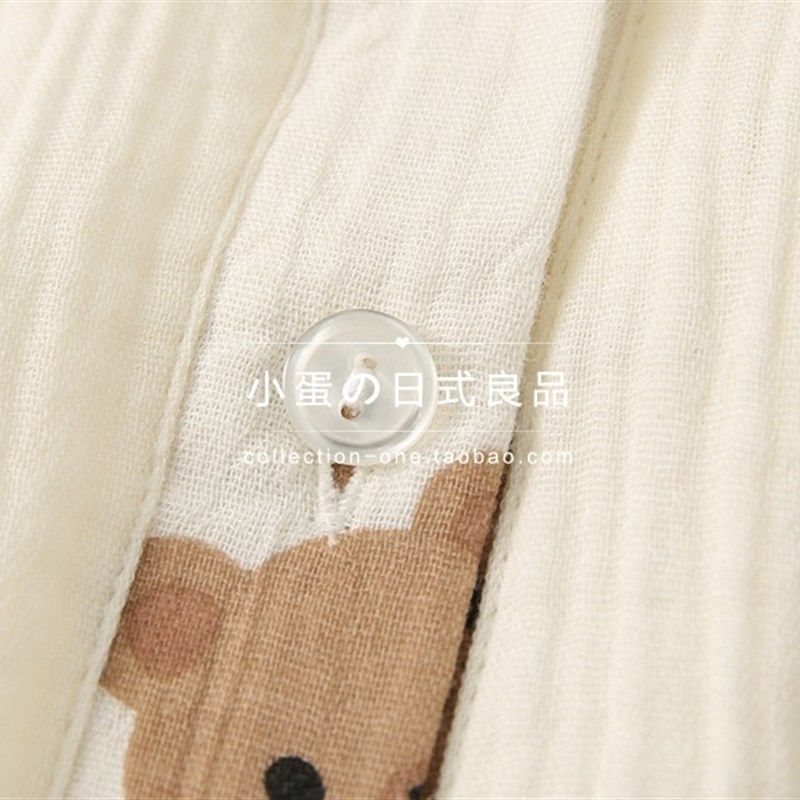 春夏双层纱布可爱套头女士长袖睡衣套装春秋卡通家居服,女士内衣/男士内衣/家居服,睡衣/家居服套装,淘宝优惠券,粉丝福利购,淘宝优惠卷