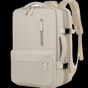 背包女可扩容登机行李包商务出差大容量旅行包电脑包书包双肩包男