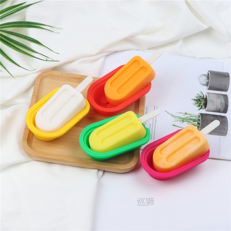 Ice Cream Silicone Ice Mold Easy Release Freezer Tray Popsic 农机/农具/农膜 农机配件 原图主图