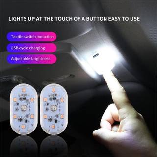 新品6LED Car Door Roof Touch Light Portable Car Interior