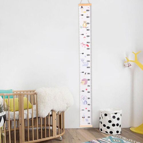 Newborn Baby Play Mat  Kids Growth Chart Height Measure Rule