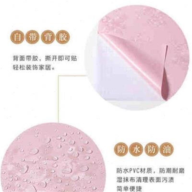 墙纸自贴2020新款壁纸客厅女生宿舍掉灰墙面自粘卧室男潮流防潮湿