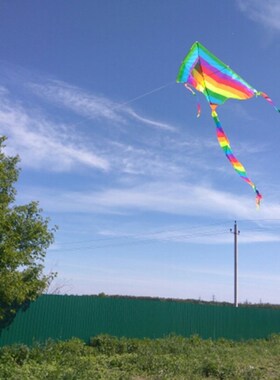 New Long Tail Rainbow Kite Outdoor Kites Flying Toys Kite F