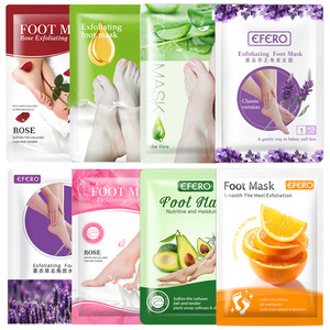 推荐EFERO 6/7/8pack Exfoliating Foot Mask Pedicure Socks Foo