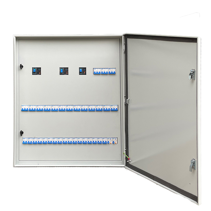 室内双层门总制空开漏电配电箱定做成套照明动力电气柜C45100A3排
