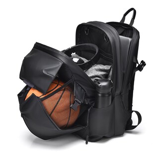 耀夜机能双肩包扩容38L干湿分离防泼水减震17寸电脑包出差旅行包