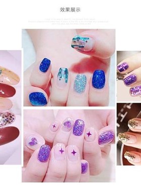 48 Bottles Nail Art Sequins Glitter Powder Manicure/美甲闪粉
