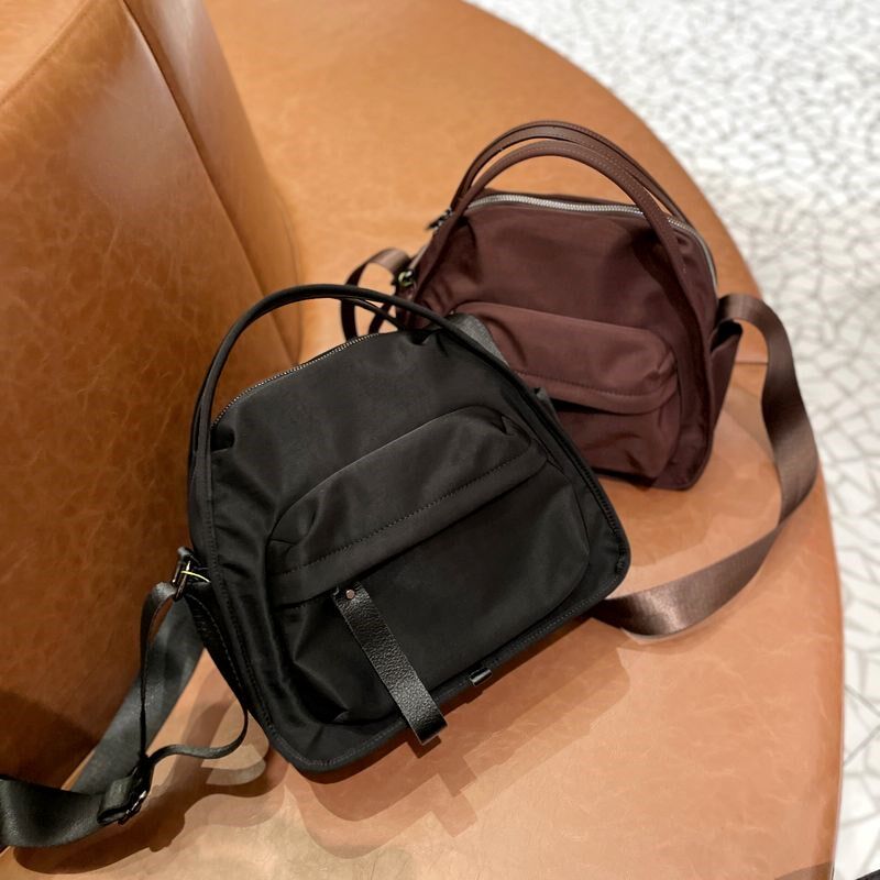 轻便休闲包包女2025新款时尚百搭牛津布女士斜挎包单肩手提包通勤