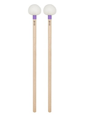 白色毛毡头定音鼓鼓槌行进鼓鼓锤演奏练习鼓棒大V军鼓打击乐配件