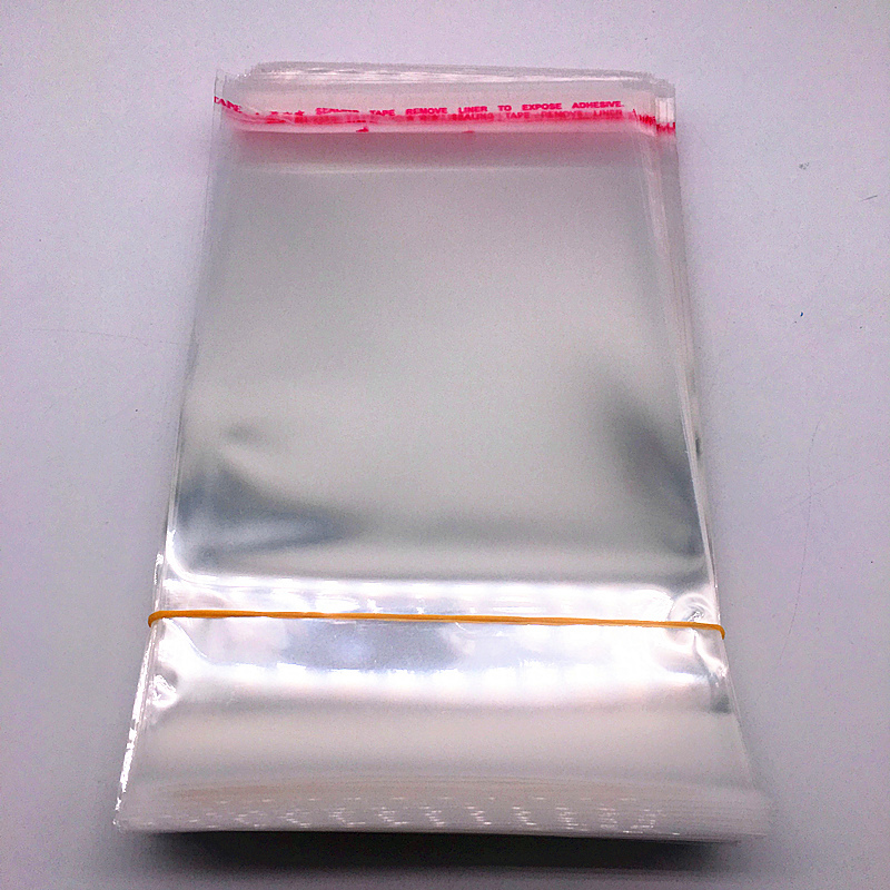 速发100pcs 5x7,6x9,7x11,8x13,9x16,10x18cm Resealable Poly Ba