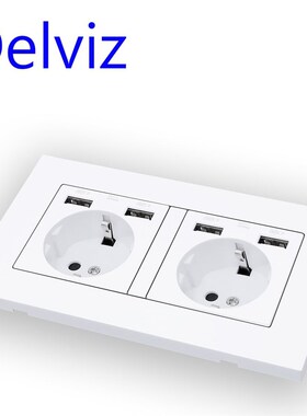 EU Standard USB socket, 16A Power Outlet,Power panel Four us