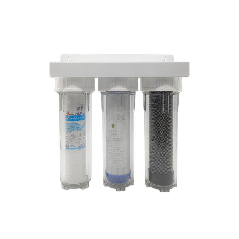 家用前置三级过滤器10十寸平口滤芯净水器L前置滤芯滤瓶纯水机滤