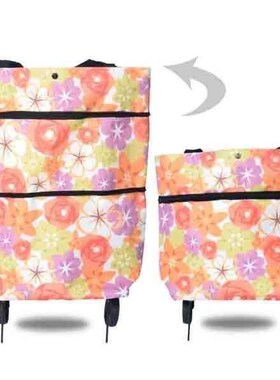 Folding Home Trolley Shopping Bag Wheels Reusable Portable E