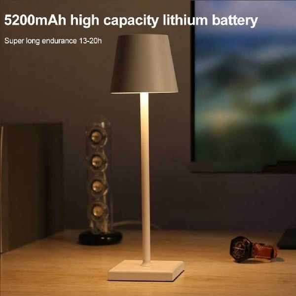 极速Simple Portable USB Rechargeable Cordless LED Table Lamp