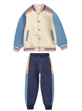 英伦风小学生校服春秋装三件套蓝色儿童运动会班服夏季幼儿园园服