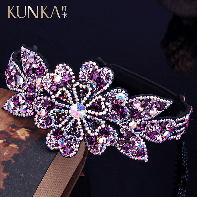 发箍宽边花朵甜美头箍水钻压发卡成年遮白发夹带钻女头饰百搭外出,饰品/流行首饰/时尚饰品新,发饰,淘宝优惠券,粉丝福利购,淘宝优惠卷