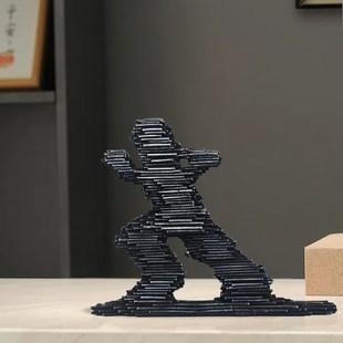 客厅摆件高级感艺术品电视柜家居软装 饰品样板间创意雕塑工艺品