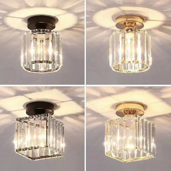 速发Crystal Mount Ceiling Lamps Warm White Modern Panel Ligh