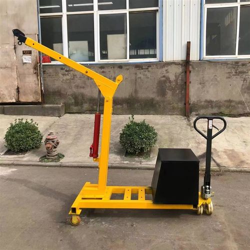 配重式手动液压吊机平衡重式全电动单臂吊机手动手动液压小吊车