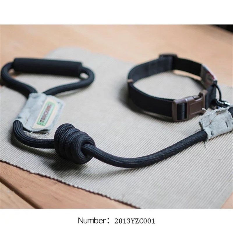 touchdog它它狗狗牵引绳圆绳胸背项圈套装O泡棉手柄攀岩系列狗链
